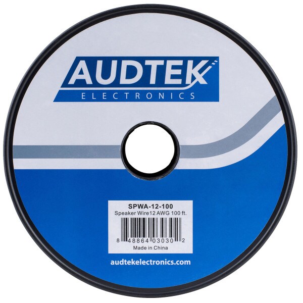Main product image for Audtek SPWA-12-100 100 ft. 12 AWG CCA Speaker Wire 100-038